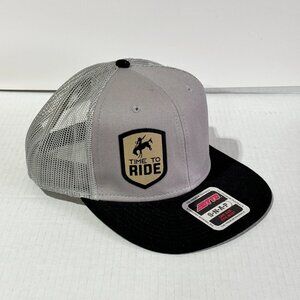 Polaris DTTO Snapback Trucker Hat Gray - Time To Ride Embroidered OSFM